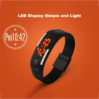 top brand male and female couples universal led environmental protection digital electronic clock boys and girls sports watches