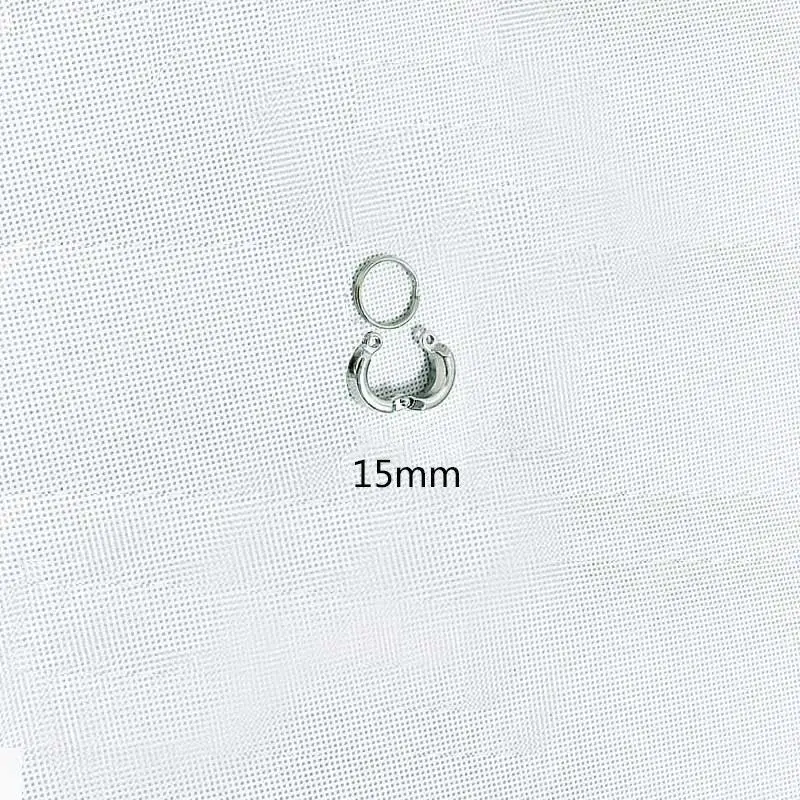 15 MM Лидер продаж 2 шт./компл. 4/6/7/8/9/10/12/15 мм попугай браслеты для ног из алюминиевого сплава на открытом воздухе летающий обучения домашних птиц голубь кольца для ног - Цвет: 15 MM