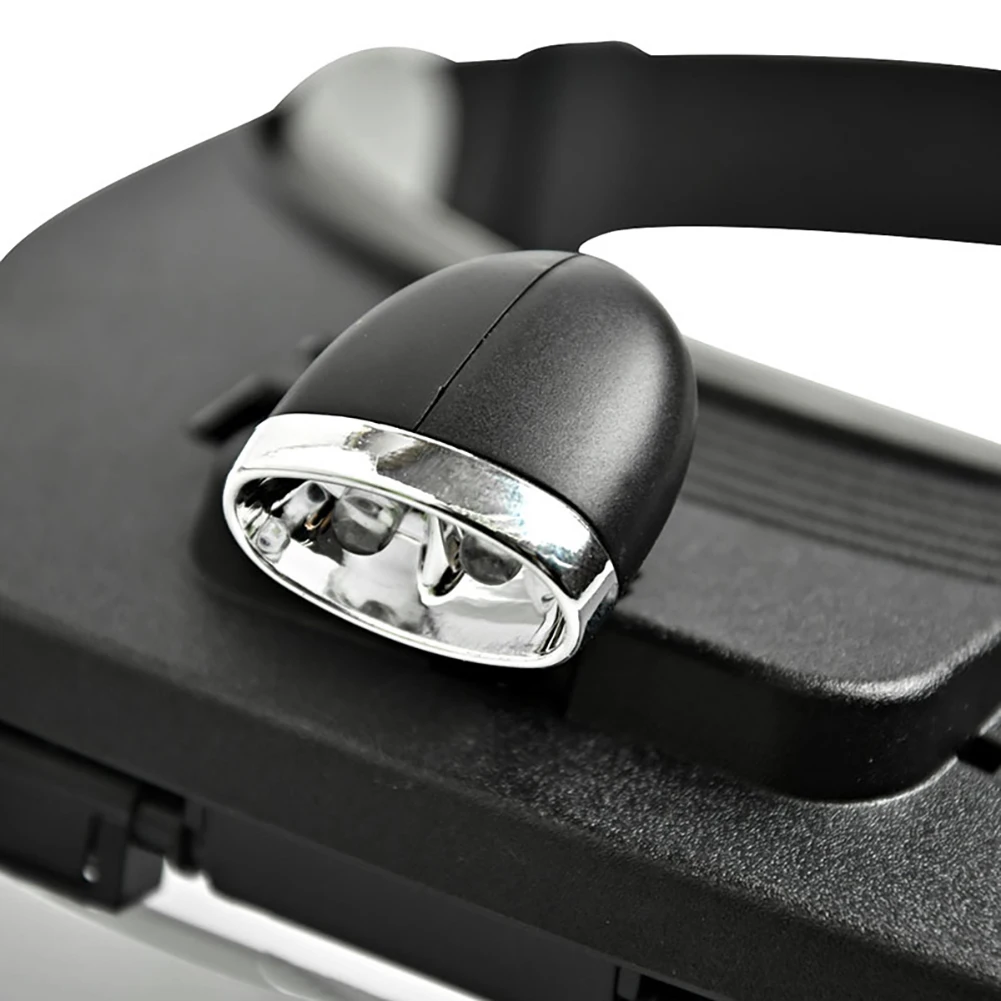 

Magnifying Glasses LED Light Lamp Head Loupe Jeweler Headband Magnifier Eye Glasses Optical Glass Tool Repair Reading Magnifier