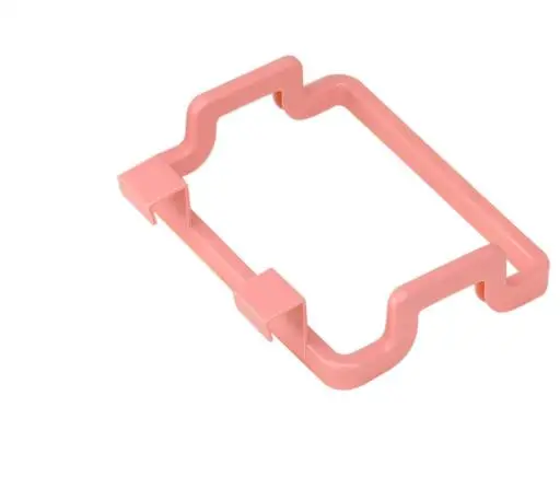 Pink Дверь шкафа задняя висячая полка для мусора для хранения кухонного мусора мешок для мусора держатель может висячая кухонная стойка для мусора-46 - Цвет: Pink
