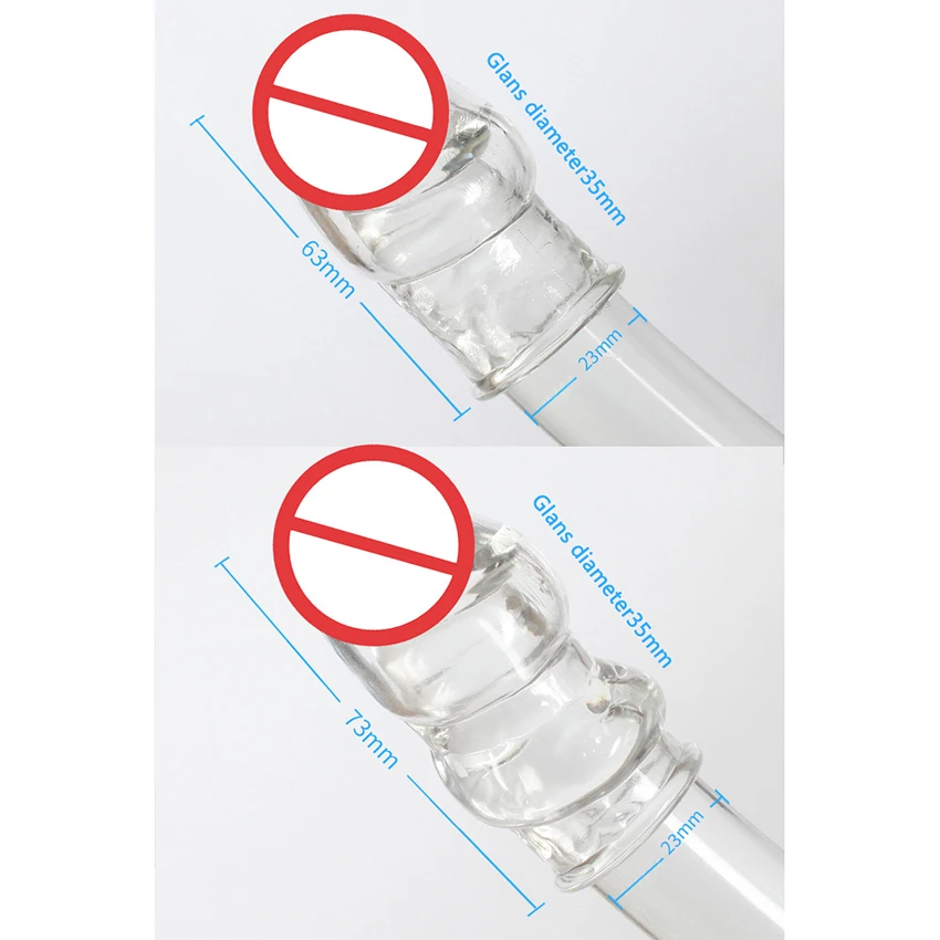 Zerosky многоразовые силиконовые задержка увеличения пениса рукав головки