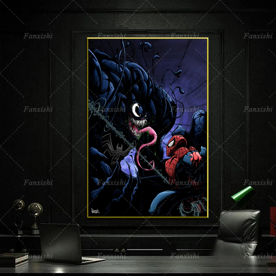 

Spider Man Vs Marvel Spiderman Painting Posters And Prints Canvas Wall Art Picture Kids Living Room Home Decor Unique Gift Frame