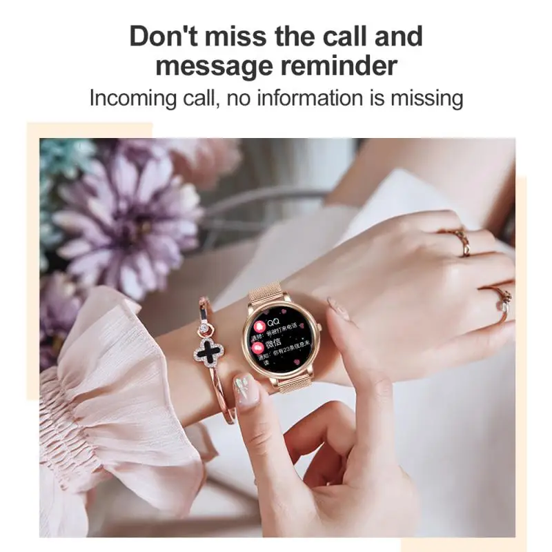 MK20 Smart Watch 2020 Full Touch Screen 39mm Diameter Women Smartwatch For Ladies And Girls Compatible With Android IOS | Электроника