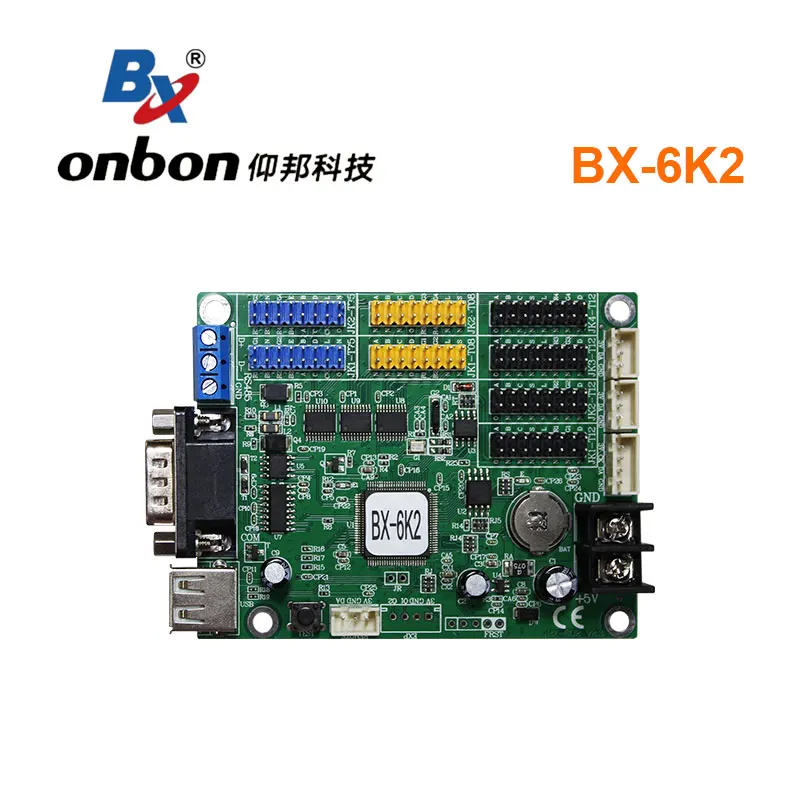 Onbon BX 6K1 6K2 6K3 один двойной Цвет HUB75 светодиодный Управление карты автобус Экран