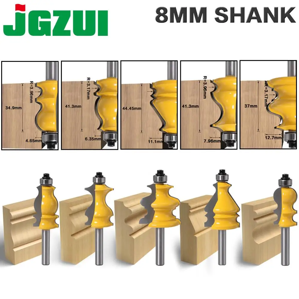 Набор фрез для деревообрабатывающих инструментов, 8 мм, 1 шт | AliExpress