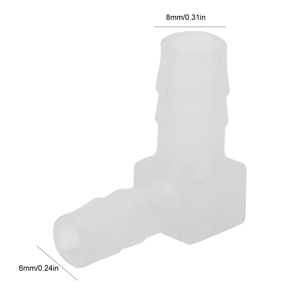 Адаптер для шланга аквариума 20 шт. 90 градусов|Воздушные насосы и аксессуары| |