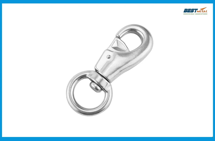 Нержавеющая сталь 304 поворотный оснастки Крюк Скоба 1000Lb емкость Номинальная