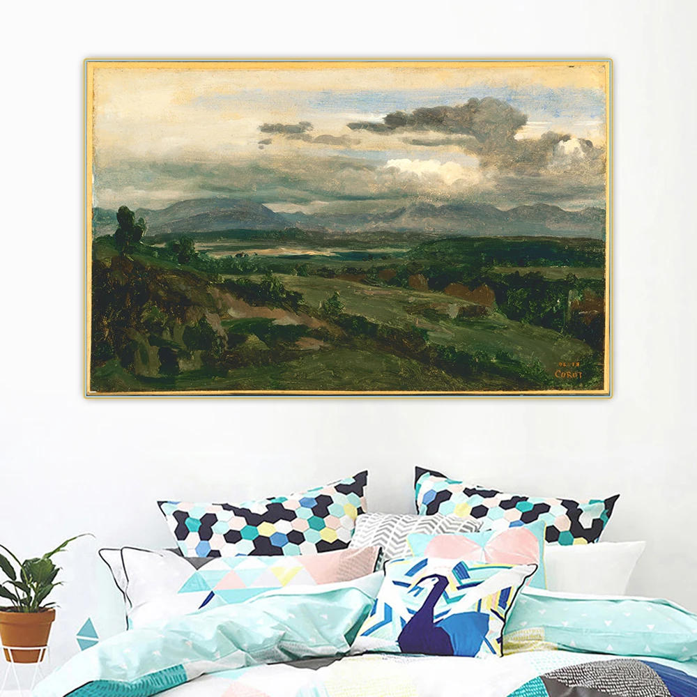 Картина маслом на холсте цитон Жан Батист Камилла корот цивита кастеллана