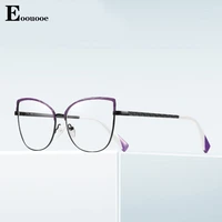 2022 new cat eyewear glasses frame women fashion optical prescription eyeglasses anti blue light lens