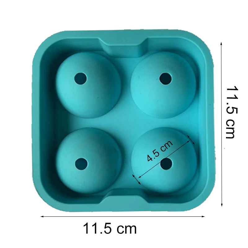 Силиконовый кубик льда зеркальная деталь круглая форма для самостоятельного