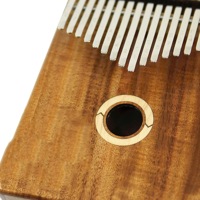 Thumb Piano Kalimba 17 Key Engrave Fingers Keyboard Solid Wood Kalimba Portable Gifts Teclado Musical Musical Instruments DE50MZ