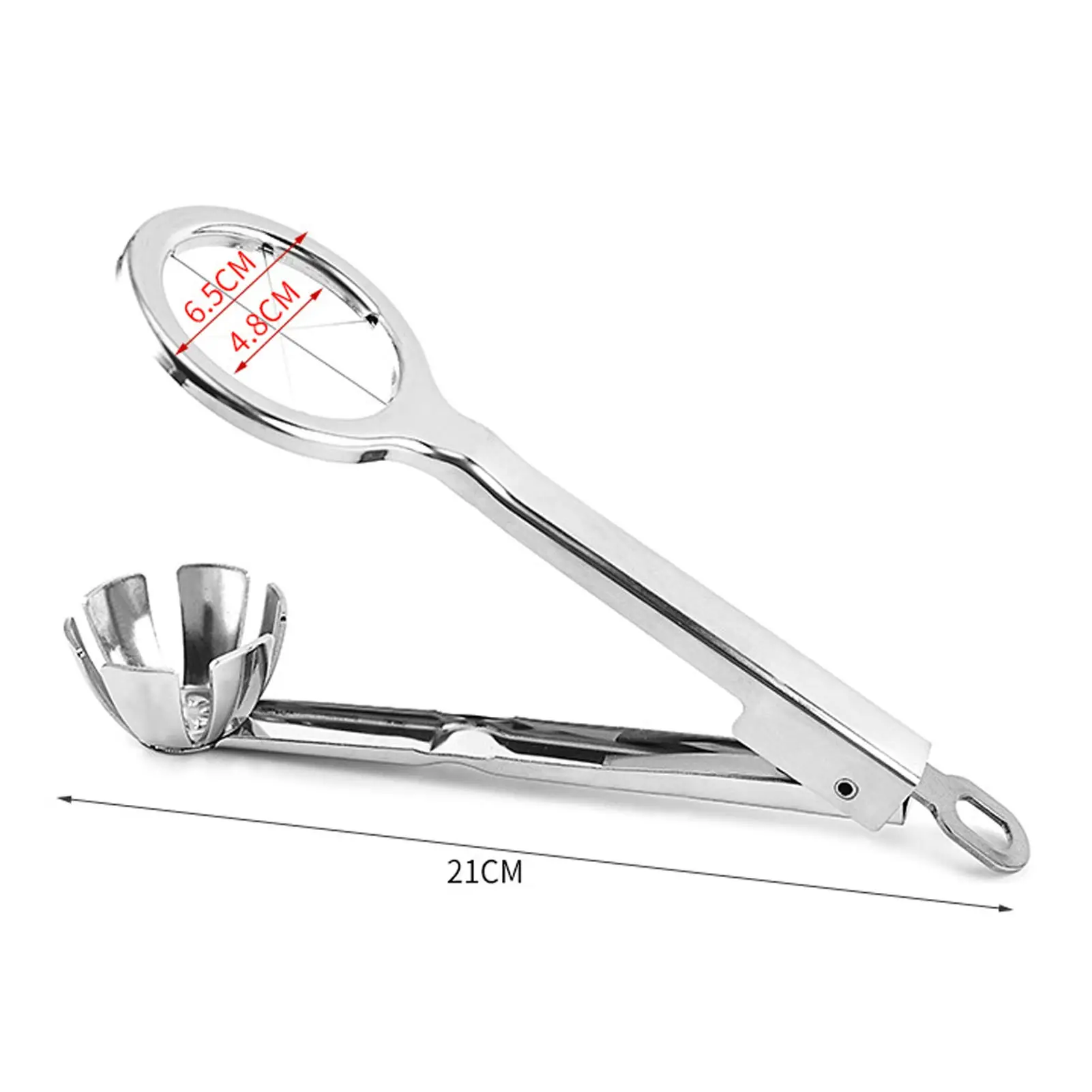 

Stainless Steel Egg Slicer Wedger Kitchen Hard Boiled Eggs Cutter