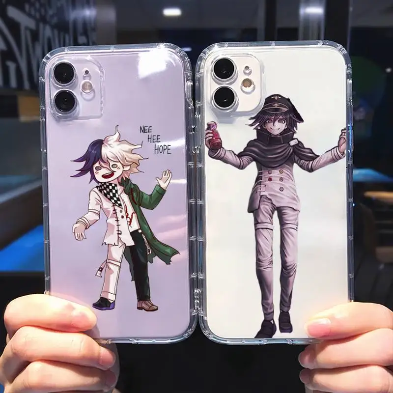 

Kokichi Ouma Girl Phone Case For iphone 13 12 11 8 7 plus mini x xs xr pro max Transparent soft