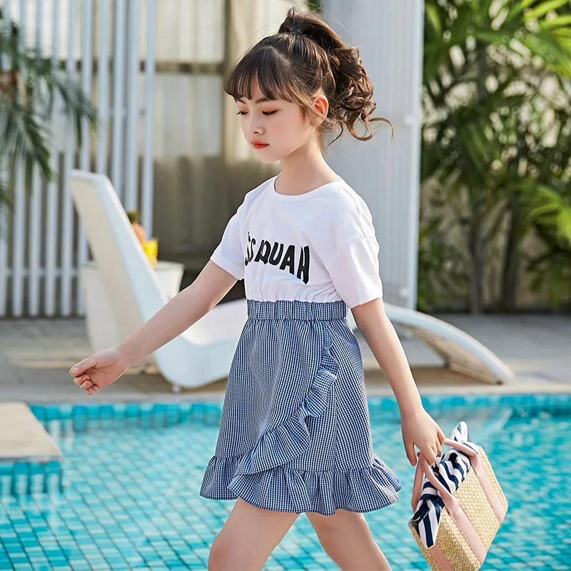 Платье для девочек 2019 новый бренд Летнее платье принцессы девочки с буквенным