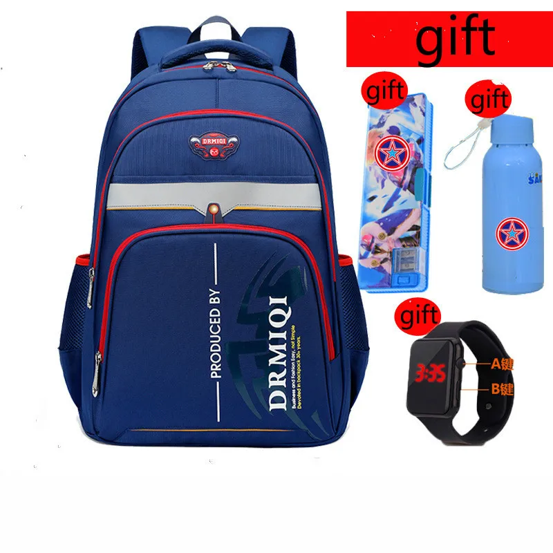 Водонепроницаемые школьные ранцы для мальчиков и девочек ортопедические