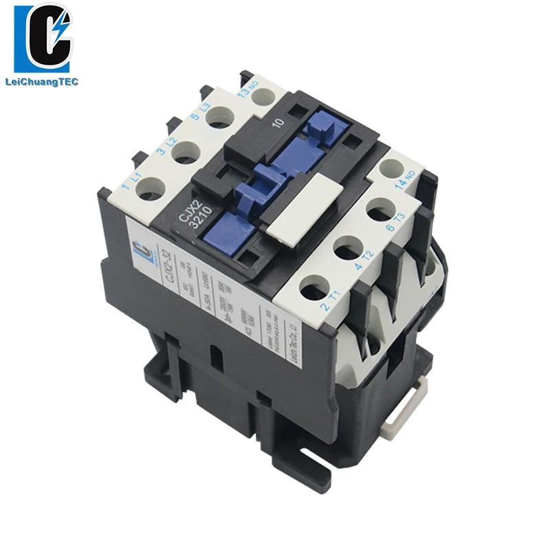 CJX2-3210 AC Контактор 32A 3-фазный 3-полюсный катушечный напряжение 380 В 220 110 в 36 24 Гц для