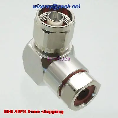 DHL/EMS 50 шт. разъем n штекер зажим 1/2 &quotгибкий кабель прямоугольный серебряный