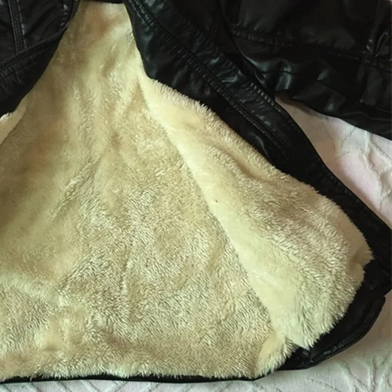 Детская куртка из искусственной кожи Пальто Jaqueta infantil menina Куртка для мальчиков