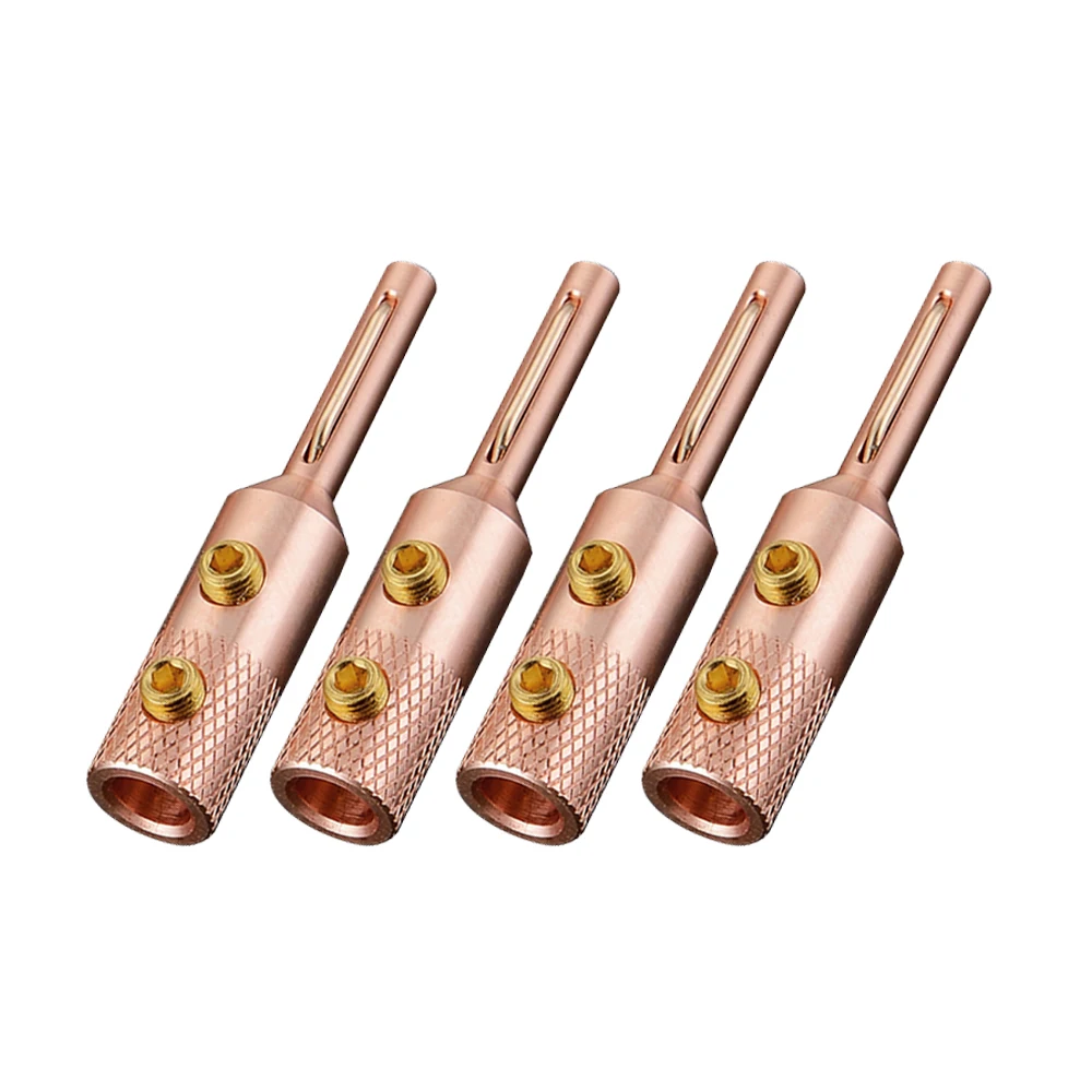 Viborg VB401100 % чистая медь разъем типа &quotбанан&quot динамик кабель DIY|banana plug copper|plugplug banana