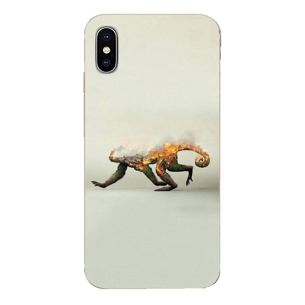 Двойное воздействие животного волчий медведь олень кабана для Samsung Galaxy A51 A71 A81 A90