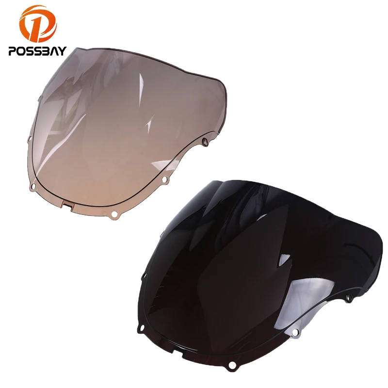 Posbay черный/прозрачный/дымчатый мотоциклетный ветровой дефлектор скутер лобовое