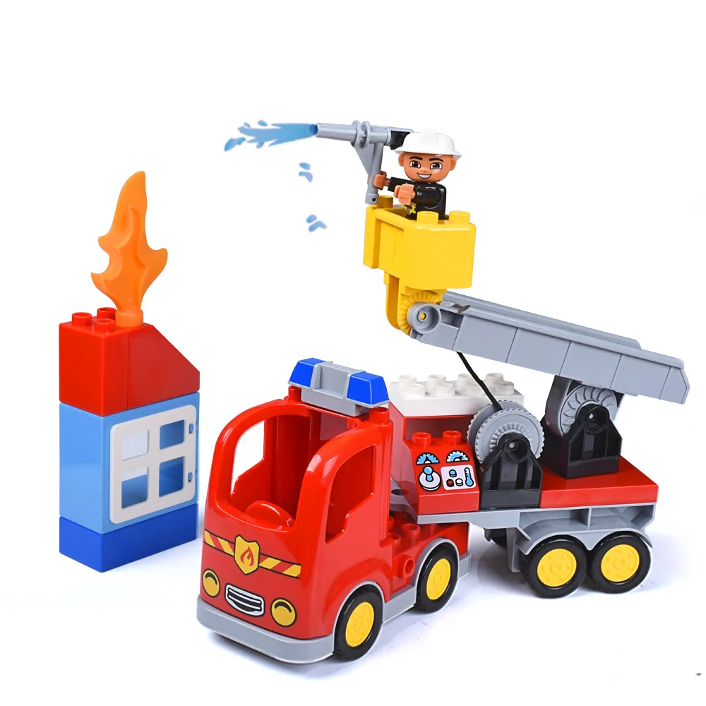 Счастливая ферма большого размера строительные блоки наборы счастливый зоопарк