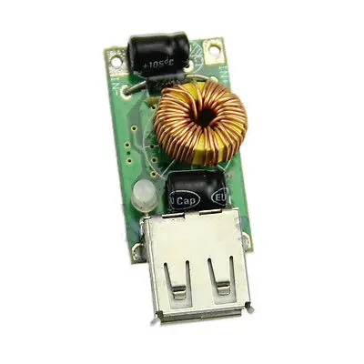 DC-DC 12V Step-down до 5V источник питания модуль зарядного устройства USB MP4 PSP diy electronics -