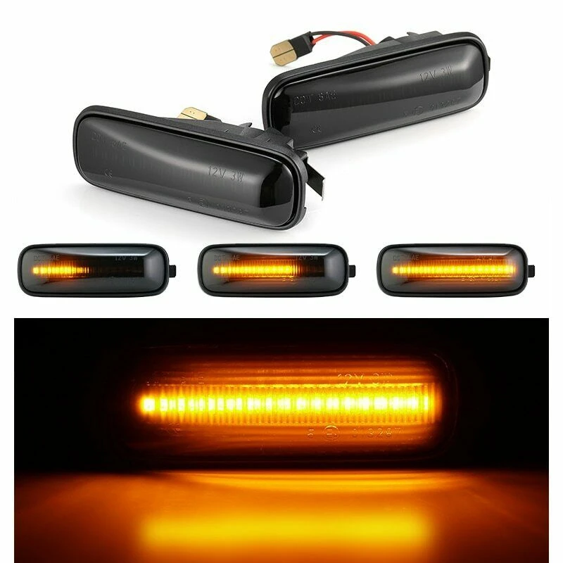 

LED Side Marker Light Lamp, Dynamic Side Blinker Turn Signal Light for Honda CRV CIVIC Ballade Prelude Car Accessories