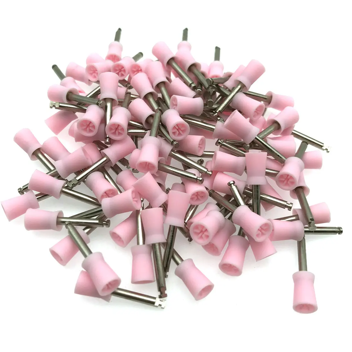 100 шт. розовый фильцы зуботехнические полировочные польский профилактическая