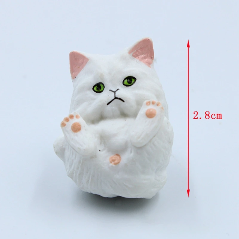 

8pcs/sets Of Creative Cat Model Dolls Cute And Interesting Cat Table Decorations Gifts For Children