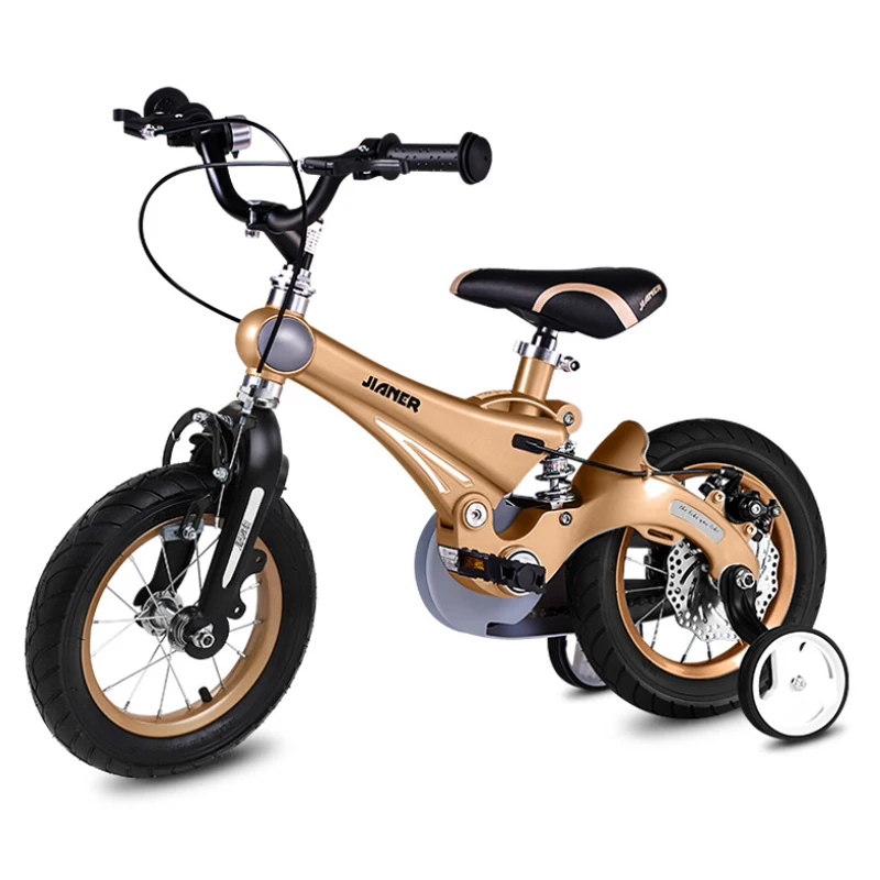 Светильник детский велосипед из магниевого сплава с тренировочными колесами