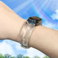 1pc for xiaomi mi band 5 band 4 3 transparent silicone replacement bracelet for xiaomi xiomi mi band 4 3 miband 5 correa strap