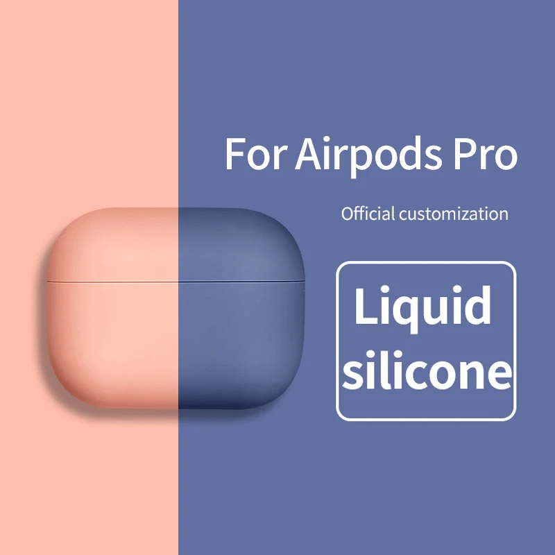 Силиконовый чехол для Airpods Pro мягкий ударопрочный из ТПУ Apple AirPods наушников