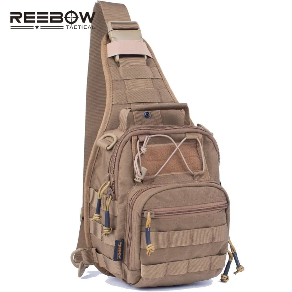 Мужская Военная Тактическая Сумка Слинг MOLLE на одно плечо повседневная нагрудная