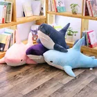 Мягкая плюшевая подушка в виде животного, розовая, плюшевая игрушка Акула, 4 цвета, 6080100140 см