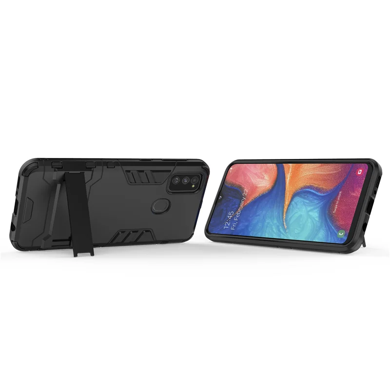 Чехол для Samsung M30S чехол армированный Жесткий силиконовый + пластиковый Galaxy задняя