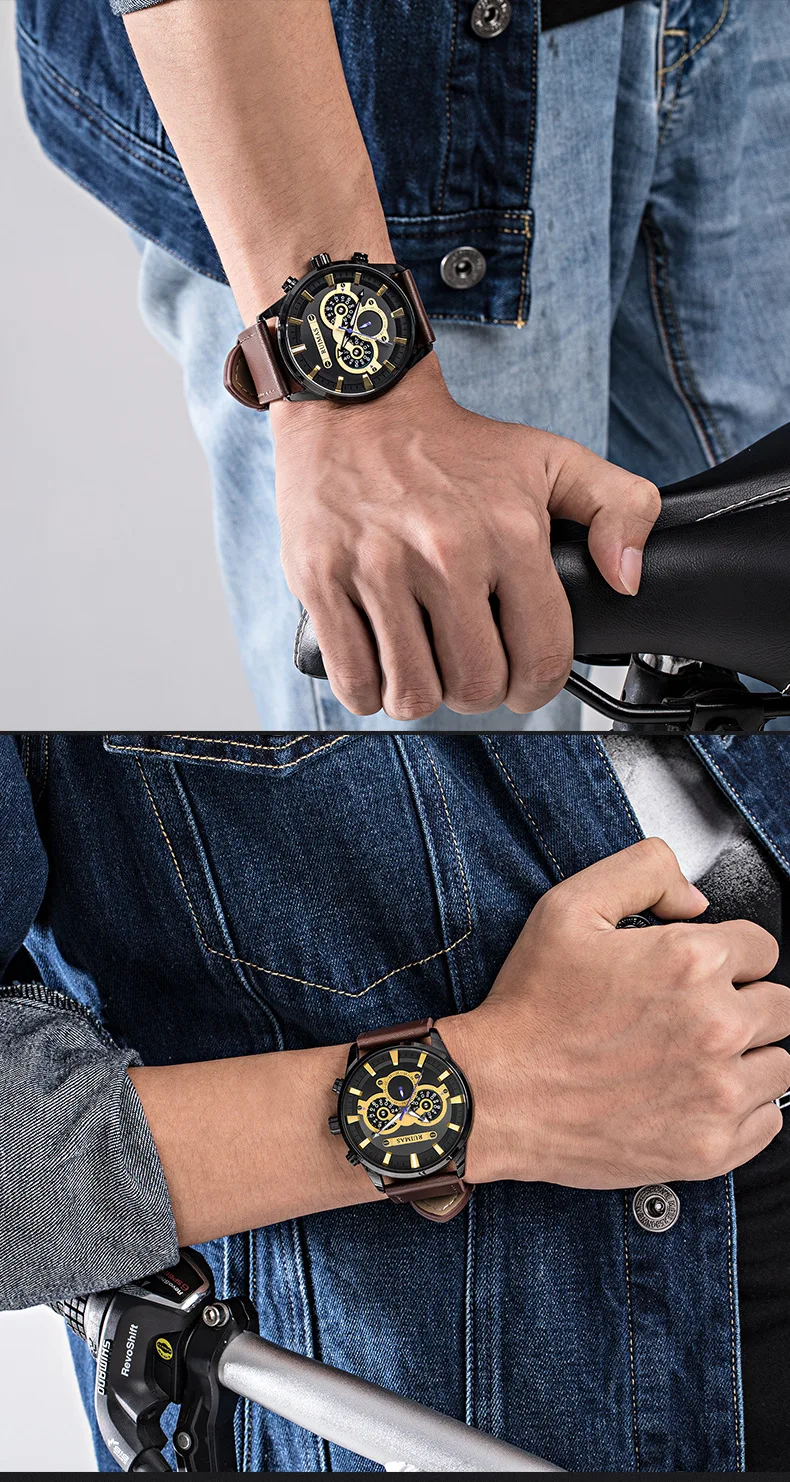 Повседневные спортивные часы для мужчин брендовые Роскошные военные наручные с