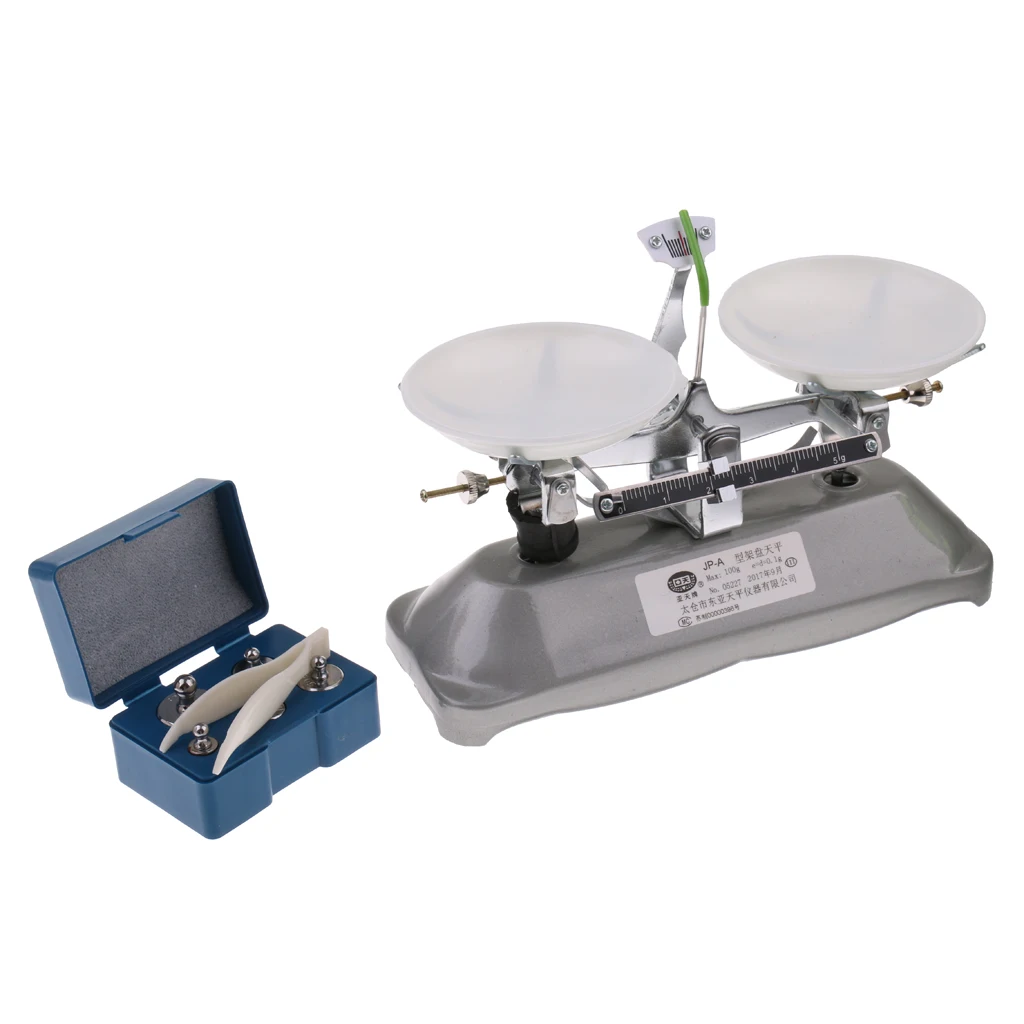 

Mechanical 100 Gram Table Balance Scale with Wights Teaching Toys