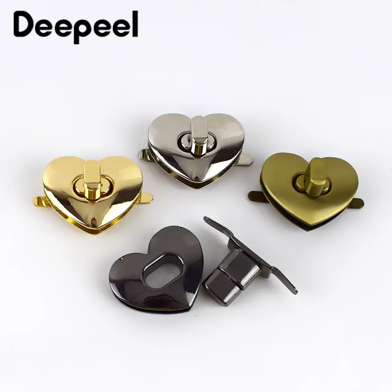 Deepeel 2/5 шт. сумка металлическая застежка поворотный замок Застежки DIY сумки из
