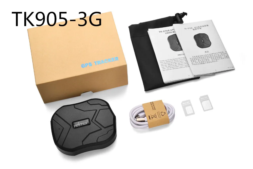 TK905 3G Gps трекер, автомобильный трекер, gps локатор, TK905, TK905B, водонепроницаемый магнит, в режиме ожидания, 60 дней, в режиме реального времени, LBS, позиция, пожизненная - Цвет: TK905 3G