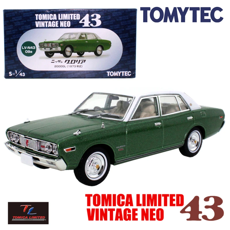 Tomytec Tomica Limited Vintage LV N43 09a Глория 2000GL (зеленая/белая крыша) готовый продукт 1/43