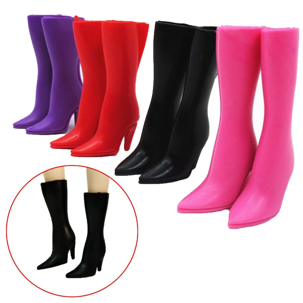 1 пара модные красочные сапоги для куклы 27 30 см милые высокие каблуки ботинки BJD/SD