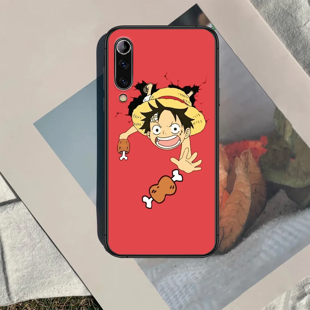 

Monkey D. Luffy Phone case For Xiaomi Mi note 10 A3 9 MAX 3 A2 8 9 Lite Pro ultra black Hoesjes 3D Funda Trend Prime Pretty