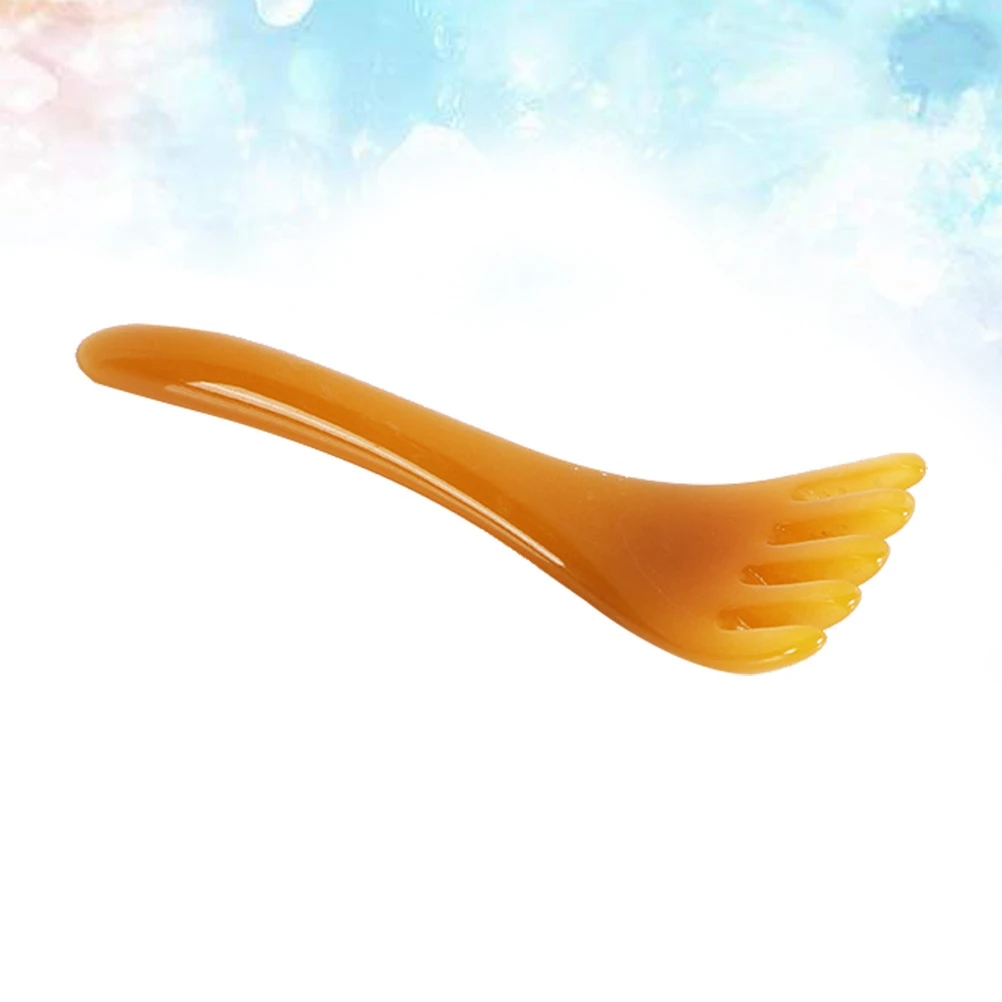 

1 Pcs Massager Jade Five Claw Durable Skin Care Tool Massage Tool Comb Massage Board Scrapping Toolgua sha massage tool