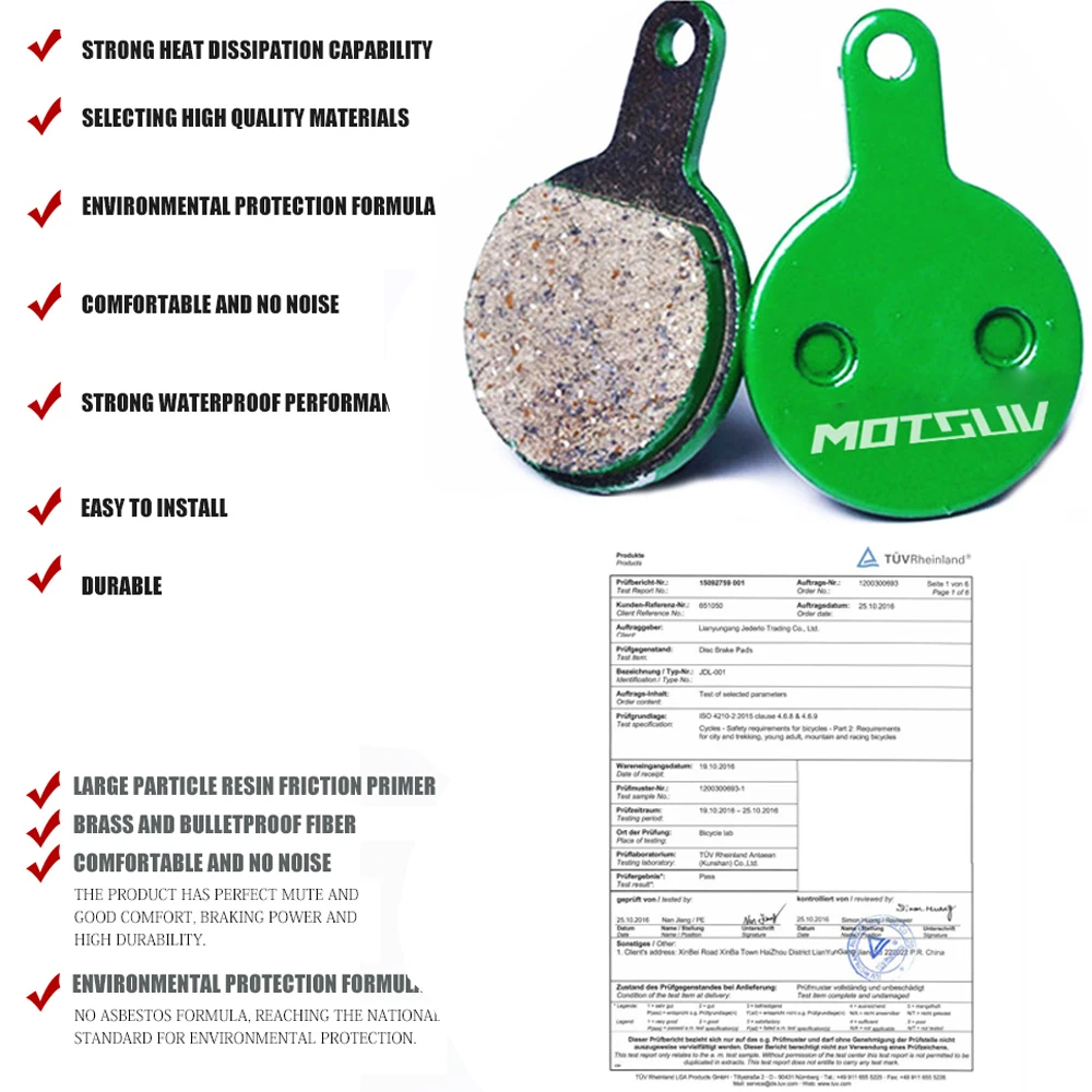 2 пары керамических дисковых тормозных суппортов для велосипеда универсальный