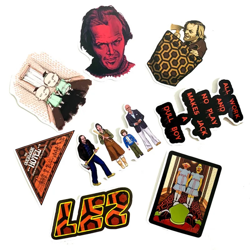 

50 PCS Mixed Classic Movie Stickers Pulp Fiction Leon The Shining Kill Bill Sticker For Luggage Laptop Phone Skateboard Decals