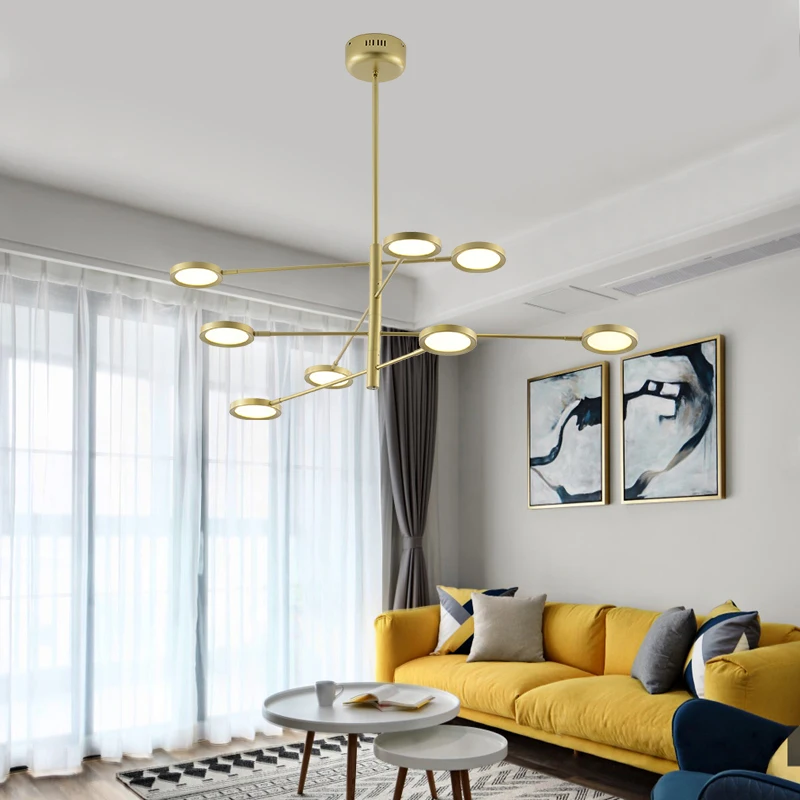 Золотой абажур подвесные светильники светодиодный подвесной прожектор лампа Gu10