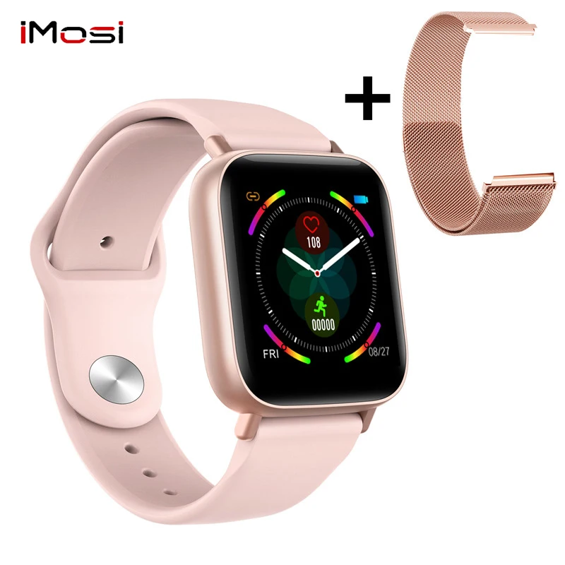 Q10 Смарт-часы фитнес-трекер для измерения сердечного ритма ремешком мужчин и