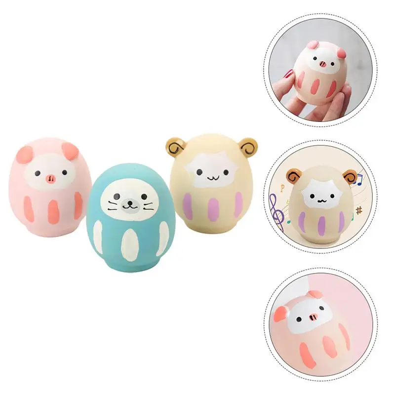 

3 Pcs Cartoon Latex Interactive Dog Supplies Dog Teething Toy Pet Dog Toy Dog Chewing Toy