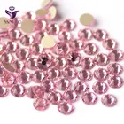 YANRUO 2088NOHF плосветильник ка розовая холодная фиксация Стразы розовые кристаллы ручная работа самоклеящиеся все для ногтей дизайн Vestido